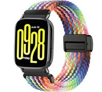 Issinlky Nylon trenzado correa para Redmi Watch 5 Lite/5 Active, 22mm Correa elástica para Xiaomi Redmi Watch 5 Lite/5 Active