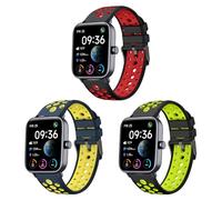 Issinlky Smart Watch Veryfit IDW13/IDW16/IDW18/IDW19 Correa de silicona, 22mm Correa para Gloryfit P66/P66D/P72/P95, TUYOM LW36, H1/D1,T50S,Y6, YB54,G39,AGPTE LW11 Smart Watch