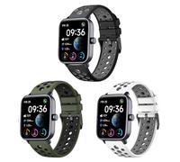 Issinlky Smart Watch Veryfit IDW13/IDW16/IDW18/IDW19 Correa de silicona, 22mm Correa para Gloryfit P66/P66D/P72/P95, TUYOM LW36, H1/D1,T50S,Y6, YB54,G39,AGPTE LW11 Smart Watch