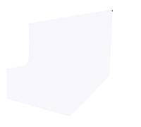 ISSUNTEX Fondo de poliéster de 6 x 9 pies, Estudio fotográfico, Pantalla Plegable de Alta Densidad para fotografía de Video y televisión, Color Blanco