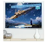 Ist das Kunst oder kann das weg? (hochwertiger Premium Wandkalender 2026 DIN A2 quer), Kunstdruck in Hochglanz: Surrealistische Werke zwischen Kunst und Realität