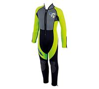 Ist/Dolphin Monopieza Puriguard Kid, 3 Mm, Traje De Buceo Bebé Niños, Negro/amarillo, 8 Años