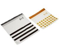 ISTAD - Bolsa de plástico, 30uni 1Lnegro, 30uni 0.4l amarilla