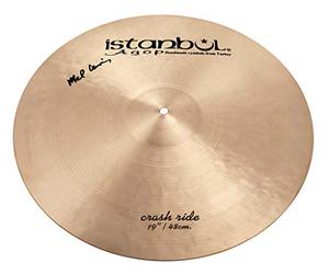 Istanbul Agop Mel Lewis firma Crash y Ride (19 ")