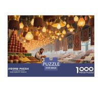 Istanbul Grand Bazaar Puzzle De Madera Impermeable Puzzles De 1000 Piezas para Adultos Imposible Rompecabezas Juegos Desafiantes