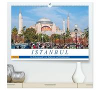 Istanbul - Im Schnittpunkt von Kulturen und Kontinenten (hochwertiger Premium Wandkalender 2026 DIN A2 quer), Kunstdruck in Hochglanz: Istanbul, die pulsierende Metropole am Bosporus.