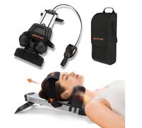 iSTIM WeTrac - Tracción cervical para cuello, relajante y estirador, alivio del dolor para descompresión espinal, alivio de nervios pellizcados y dolor cervical, uso doméstico, con bolsa de viaje