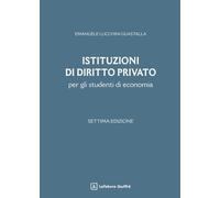 Istituzioni di diritto privato per gli studenti di economia