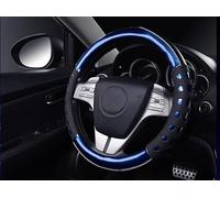 ISTN Funda de Piel Sintética Volante de Coche (Azul)