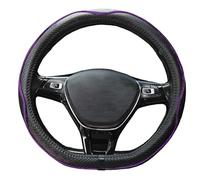 Istn - Funda para volante transpirable y antideslizante en forma de D (morado)