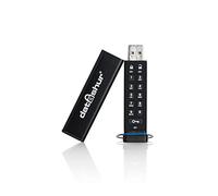 iStorage datAshur 8 GB Secure Flash Drive Password protected Dust & Water Resistant Portable Hardware Encryption
