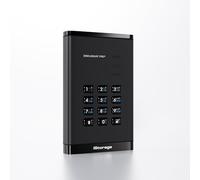 iStorage DiskAshur - Disco Duro PRO3 de 2 TB - Disco Duro portátil Seguro - Certificado FIPS Nivel 3 - Protegido con contraseña - Resistente al Polvo y al Agua - Cifrado de Hardware