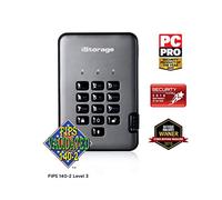 iStorage diskAshur PRO2 HDD 5TB Disco Duro | FIPS Nivel 3 | Protegido por Contraseña |Resistente al Polvo/Agua |Cifrado Hardware. IS-DAP2-256-5000-C-X