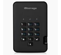 iStorage diskAshur2 HDD 1TB Negro - Disco duro portátil seguro - Protegido por contraseña - Resistente al polvo y al agua - Cifrado de hardware