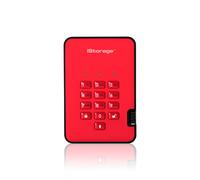 iStorage IS-DA2-256-4000-R Disco Duro Externo Portátil 4TB DiskAshur2 Fiery Red