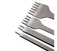 ISTOVO 1 Juego de Punzón de Cincel de Diamante Básico para, Herramienta de Punzón de Hierro para Costura, Herramientas de de DIY, 4 mm/1-2-4-6 Dientes.