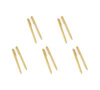 ISTOVO 10 Piezas Varillas de Radiestesia, Varillas de AdivinacióN RetráCtiles, Varillas en L en Forma de BolíGrafo PortáTil Herramientas de Caza de Fantasmas, Agua de AdivinacióN, Etc.