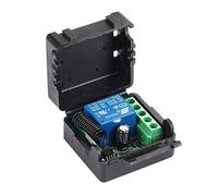 ISTOVO 10PCS DC 12V Canal úNico 433 MHZ Tablero de Control de Interruptor InaláMbrico MóDulo de BotóN de Transmisor de Relé de Control Remoto