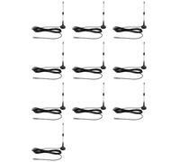 ISTOVO 10X Antena gsm de 433 MHz y 5 Dbi, Conector Macho SMA, Base Magnética para Radioaficionado, con Cable de 3 Metros