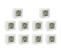 ISTOVO 10X Mini Termómetro Interior LCD Digital Temperatura Higrómetro Medidor Sensor Medidor de Humedad Hogar