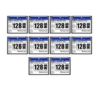 ISTOVO 10X Tarjeta de Memoria Flash Compacta de 128 MB para CáMara, MáQuina de Publicidad, Tarjeta de Computadora Industrial