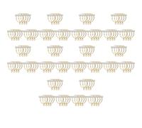 ISTOVO 120 Anillos de Cortina Dorados Que Se Pueden Abrir y Cerrar Lazos para Cortinas de Metal una Prueba de ÓXido con Ojales para Pasadores de Gancho (1,5 Pulgadas)