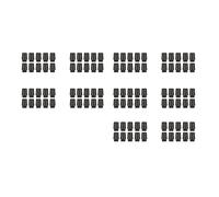 ISTOVO 120 Piezas Casquillos de Golf Compatibles con de Hierro 0,370 Pulgadas Punta del de Hierro para Palos de Golf Adaptador