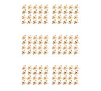 ISTOVO 120 Piezas Chapado en Terminal Jack Enchufe Hembra Conector de Panel de Chasis para Altavoz Amplificador