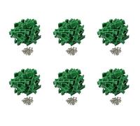 ISTOVO 120 Piezas DRG-01 PCB para Montaje en Riel DIN 35 Adaptador de Soporte de Montaje Soporte de Placa de Circuito Conectores de Clips Portadores