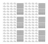 ISTOVO 120 Piezas Soporte de La Esquina 240 Piezas M5 x 10 mm Tuercas de T-Ranura