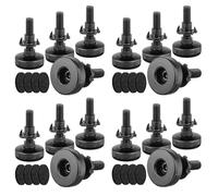 ISTOVO 16 niveladores de muebles resistentes para nivelar muebles, patas ajustables para armarios, mesas, sillas, elevadores