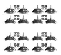 ISTOVO 16 Piezas Niveladores de Patas de Mesa de Billar/Billar Americano, Niveladores de Patas de Mesa de Juego de Metal de 5 Pulgadas, Patas de NivelacióN Resistentes para Mesa de Billar