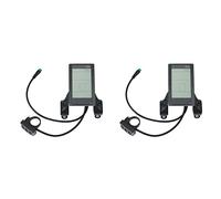 ISTOVO 2 pantallas LCD S830 de 24 V 36 V 48 V para bicicleta eléctrica, panel de medidor universal con piezas de ciclismo USB