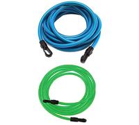 ISTOVO 2 Piezas 4M Ajustable Entrenamiento de NatacióN Resistencia EláStica Ejercitador Cuerda Tubo de LáTex Cuerda de Entrenamiento de NatacióN