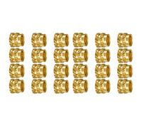 ISTOVO 200 Piezas M3 Hilo Moleteado Latón Roscado Juego de Inserto Resistente Al Tuerca de Inserción, M3X5X4, para Impresora 3D 2,4 Etc.