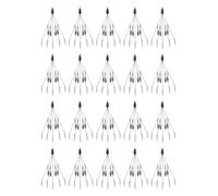 ISTOVO 20X Aparejos de Paraguas de para Pesca de Pescadores de Bajo, Kit de Aparejos de SeñUelos de NatacióN de Pesca de Agua Dulce, Azul