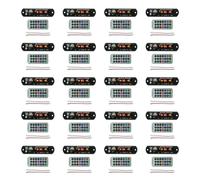 ISTOVO 20X MóDulo USB MP3 Bluetooth 12V MP3 WMA Placa Decodificadora MóDulo de Audio FM AUX USB TF Radio para Altavoz de MúSica Remoto de Coche