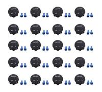 ISTOVO 20X Universal Digital Monitor Voltimetro Impermeable Voltaje Metro LED para DC 12V-24V Coche Motocicleta Auto Camion