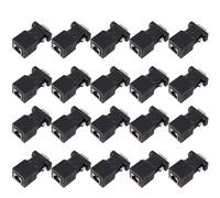 ISTOVO 20X Vga Extensor Macho A LAN Cat5 Cat6 Rj45 Adaptador de Cable de Red