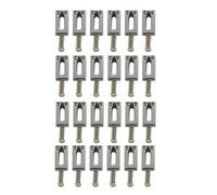 ISTOVO 24 Piezas Juego Plano Selleta de Puente de Guitarra Electrica para Reemplazo de Guitarra