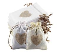 ISTOVO 24 Uds bolsas de seguridad con cordón y corazón Mooner caramelo Bagzie bolsa de yutever bolsa de bautizo BroLlop para Packbag