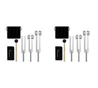 ISTOVO 2Conjunto Tuning Forks Set-128 Hz, 256 Hz, 512 Hz,Tuning Forks Perfect para Healing,Chakra,Sound Therapy,Keep Body, Mind Y Spirit