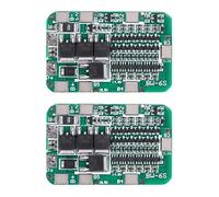 ISTOVO 2X 6S 15A 24V PCB Cargador Placa de ProteccióN para 6 18650 Li-Ion Lithium Battery Cell MóDulo DIY Kit