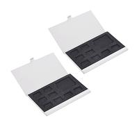 ISTOVO 2X 9 Micro-SD/SD Tarjeta de Memoria Almacenamiento Caja de Almacenamiento Caja Protector Metal Casos 8 TFand1 SD
