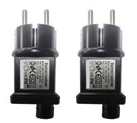 ISTOVO 2X Adaptador de Corriente 31V 6W 193MA Corriente de Salida 100V-240V Adaptador ElectróNico Impermeable Adaptador de Corriente de Ocho Funciones Enchufe de la UE