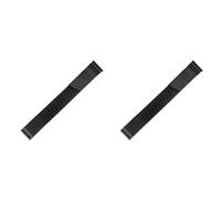 ISTOVO 2X Banda de Seguimiento de Actividad Física, Banda Transpirable Ajustable Resistente A los Olores, Banda de Repuesto para 4.0 y 3.0. Color Negro