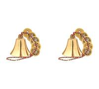 ISTOVO 2X Campana China de Feng Shui para Riqueza y Seguridad, Paz y ÉXito, Elementos de Feng Shui, Timbre de Puerta o DecoracióN