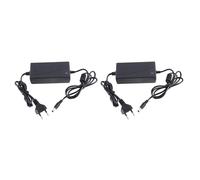 ISTOVO 2X Cargador de BateríA de Fosfato de Hierro Lifepo4 de 14,6 V 3 A Cargador de BateríA de Iones de Litio Enchufe de la UE