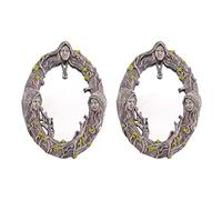 ISTOVO 2X Espejo de Pared Luna Triple Diosa Espejo de Pared Trinidad Espejo Colgante Retro de Cinco Puntas