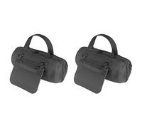 ISTOVO 2X Estuche RíGido para Xtreme 3, Altavoz PortáTil con Bluetooth, Soporte de Almacenamiento para Viaje con Bolsillo con Cremallera (Negro + Naranja)